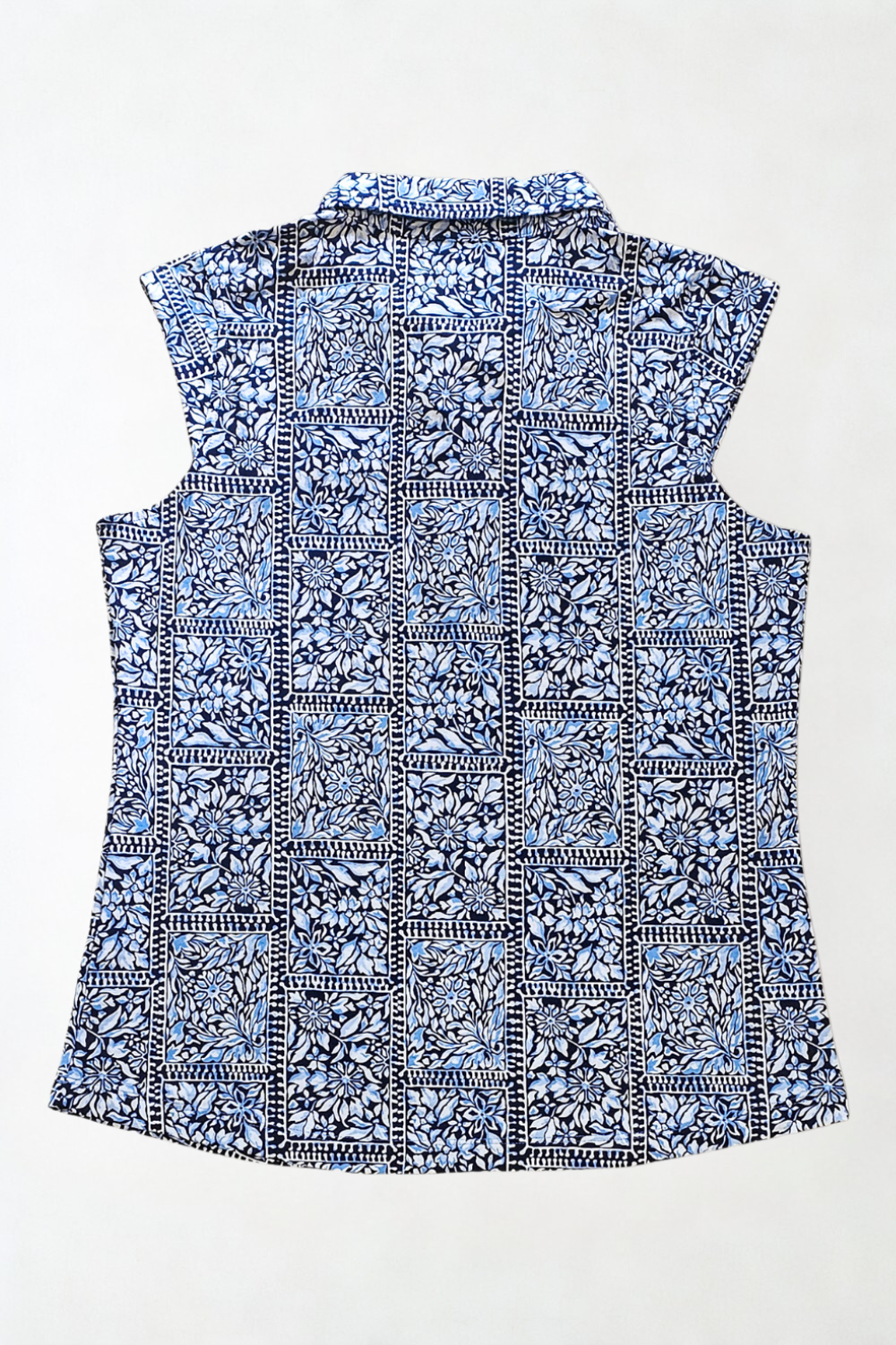 IBKUL Pezula Sleeveless Polo Peri Navy
