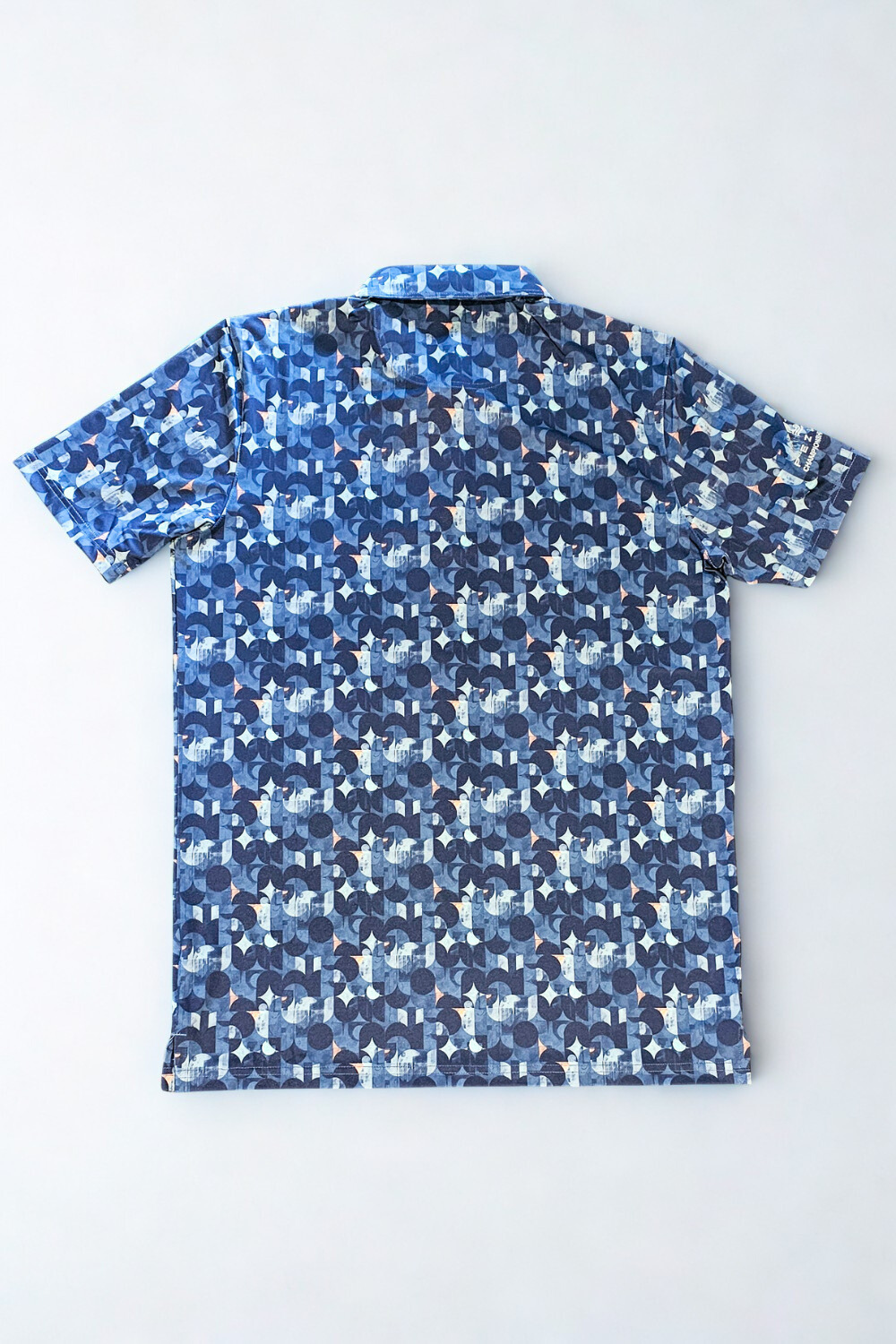 PUMA Pezula MATTR Floral Polo Navy Mint