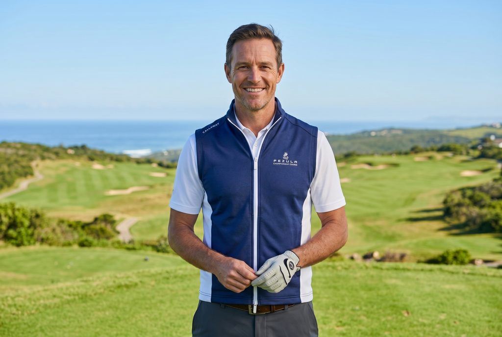 Callaway Pezula Thermal Peacoat - Navy & White