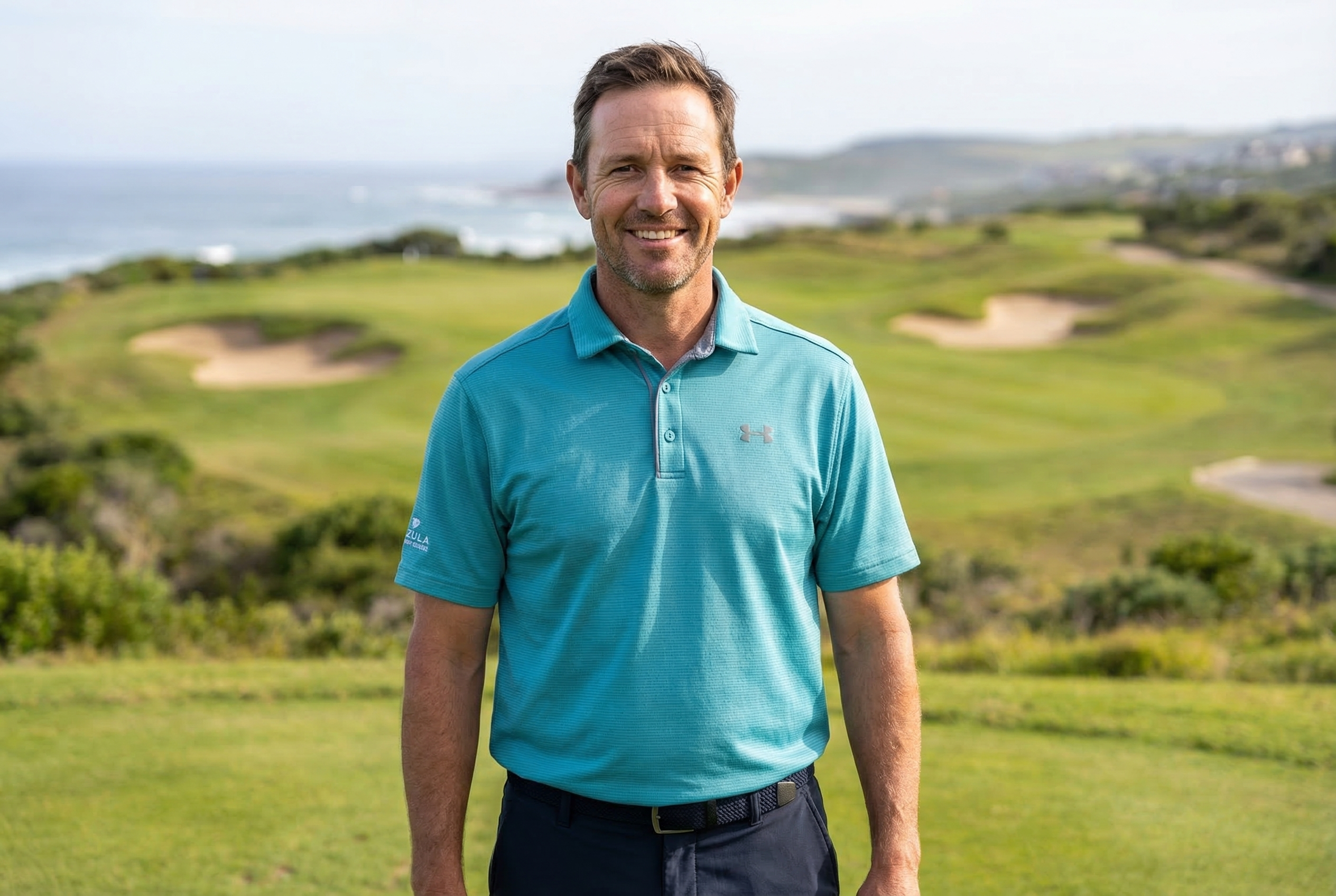 Under Armour Pezula Tech Polo Ocean Teal