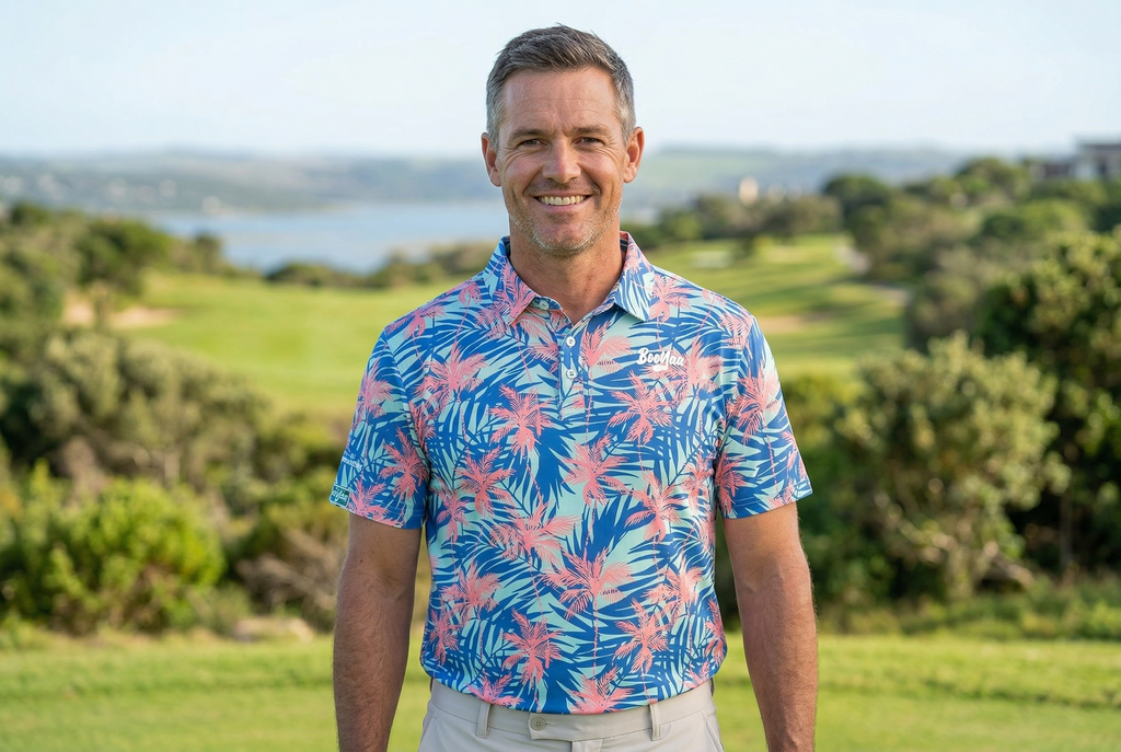 BooYaa Pezula Golf Polo – Tropical Performance
