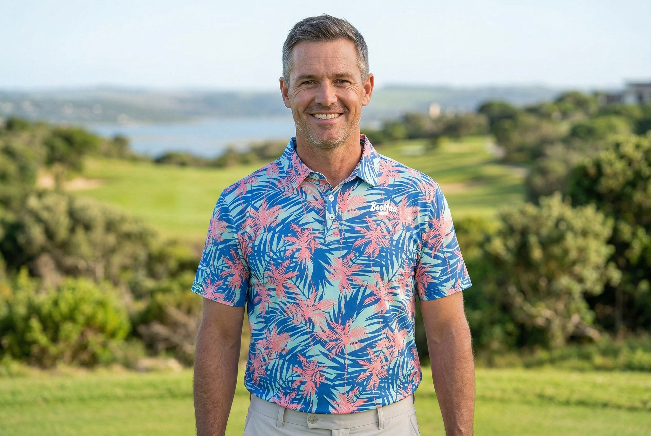 BooYaa Pezula Golf Polo – Tropical Performance