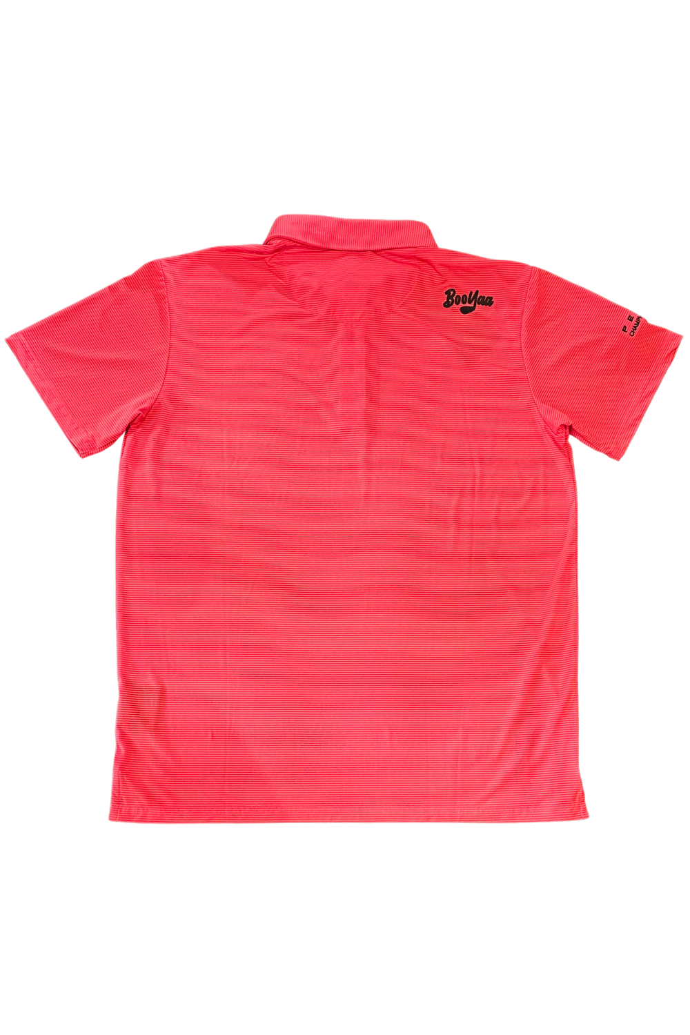 BooYaa Pezula Golf Polo - Classic Stripe Coral
