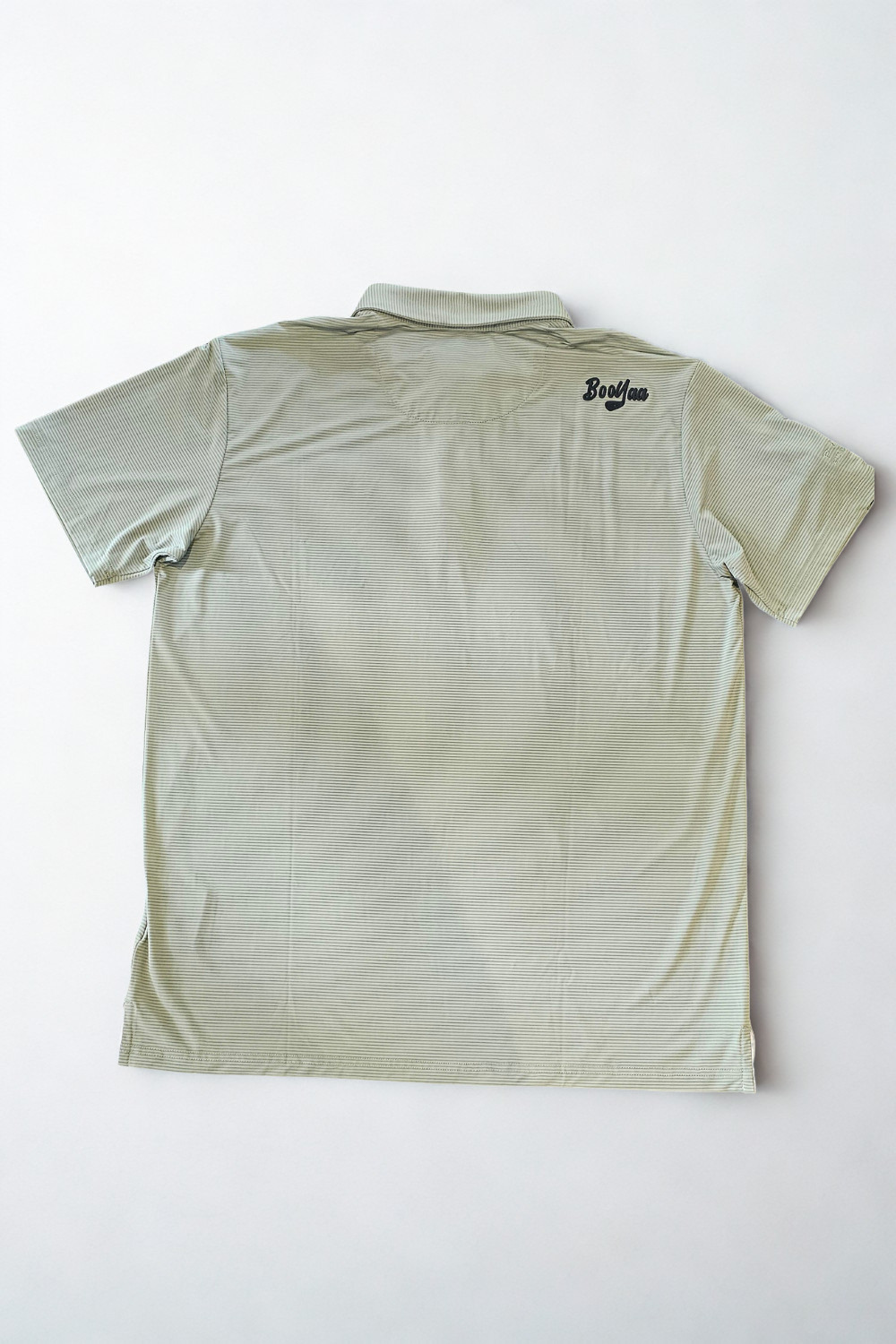 BooYaa Pezula Golf Polo - Classic Stripe Sage