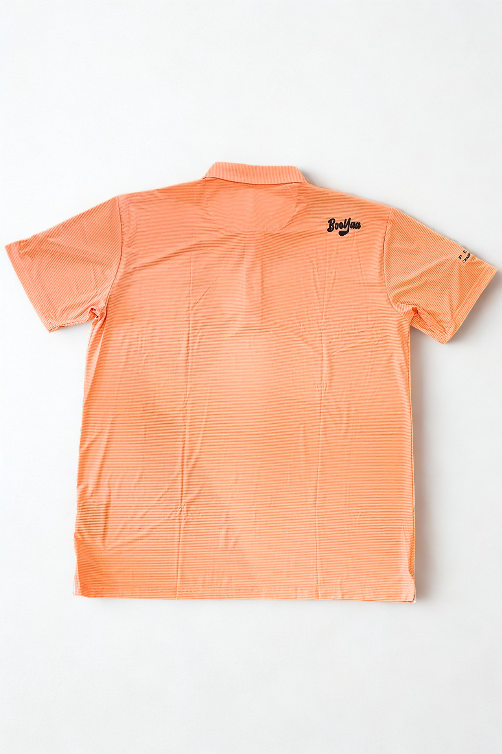 BooYaa Pezula Golf Polo - Classic Stripe Orange