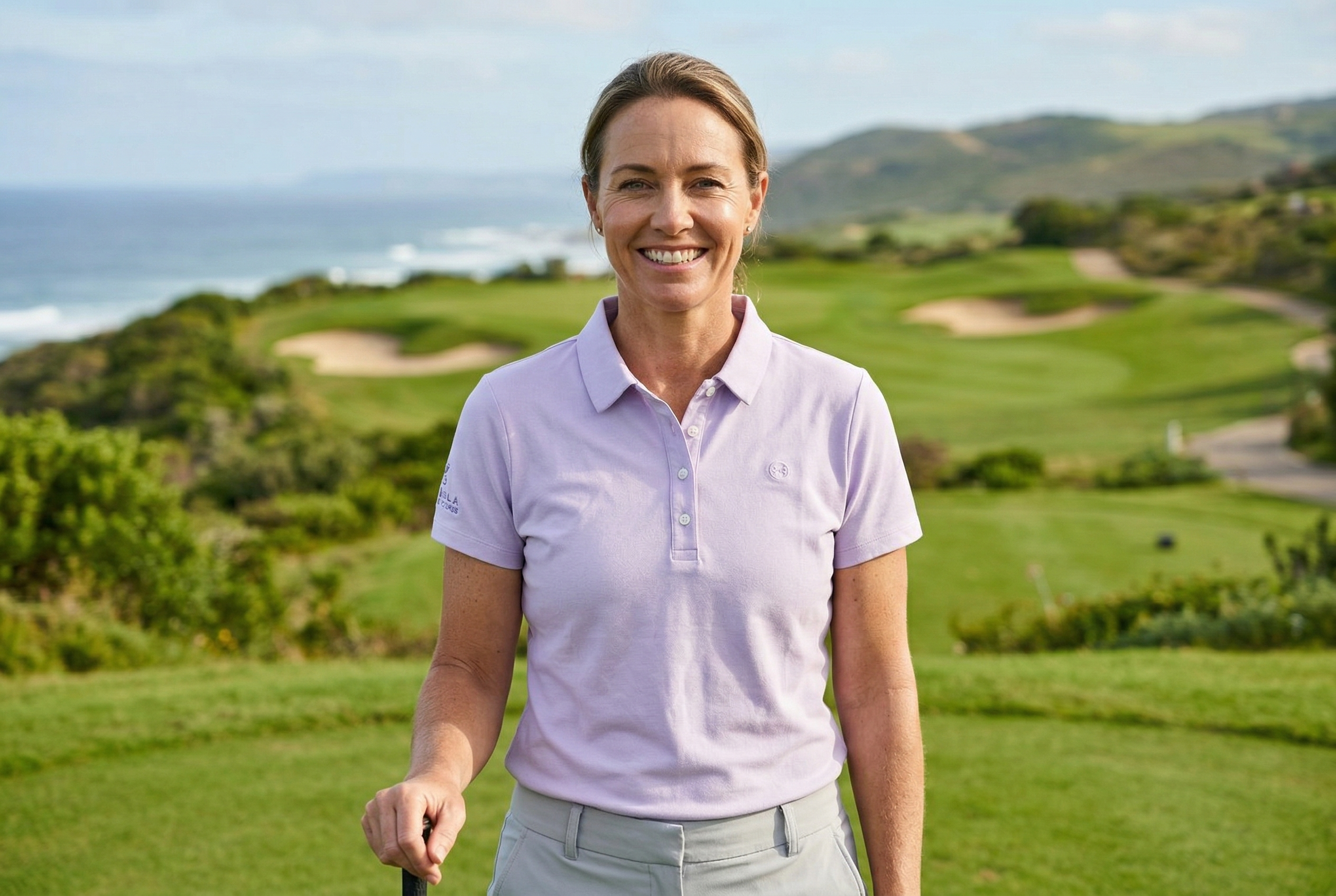 Under Armour Pezula Dry SS Polo Lavender