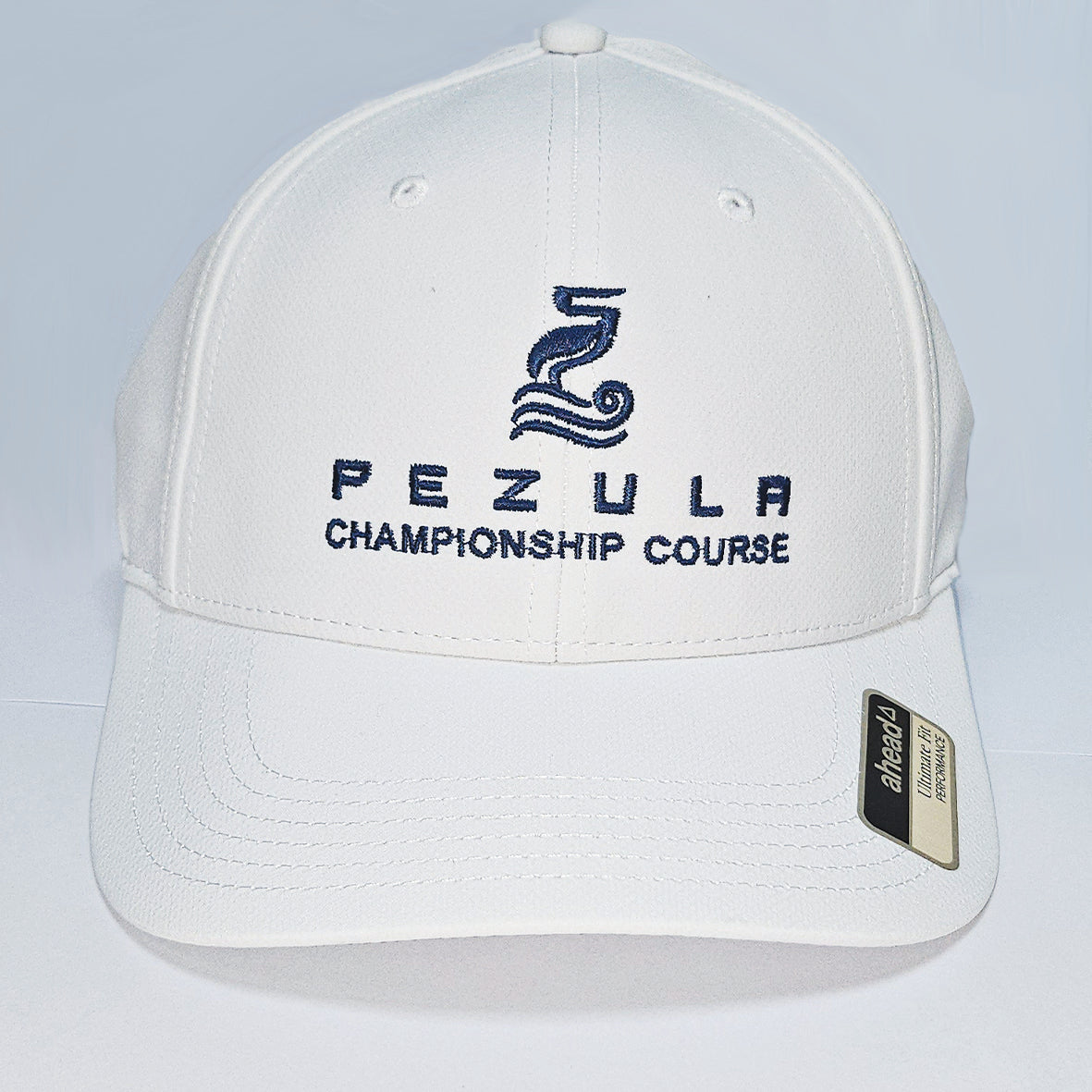Pezula AHEAD performance fit cap White