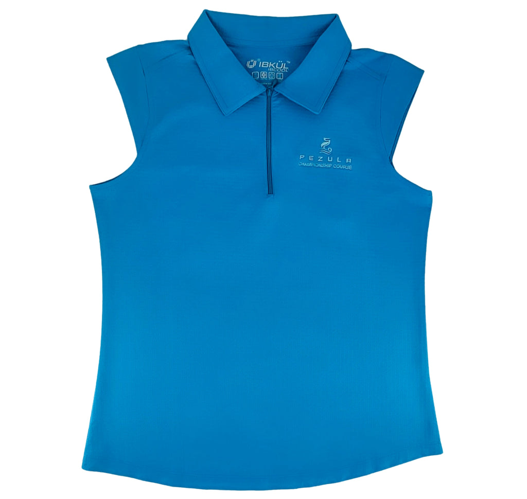 Pezula IBKUL Arya Turquoise Polo Shirt