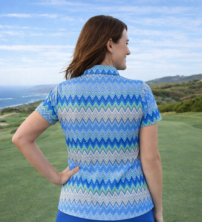 Pezula IBKUL Sea Foam Polo Shirt